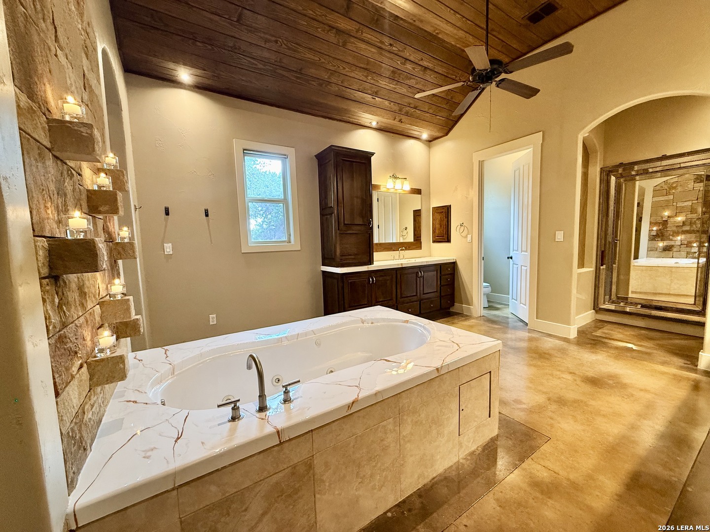 757 Copper Rim Spring Branch, TX 78070 - Photo 21 of 50 a bathroom with a sink and a mirror
