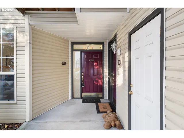 a view of front door