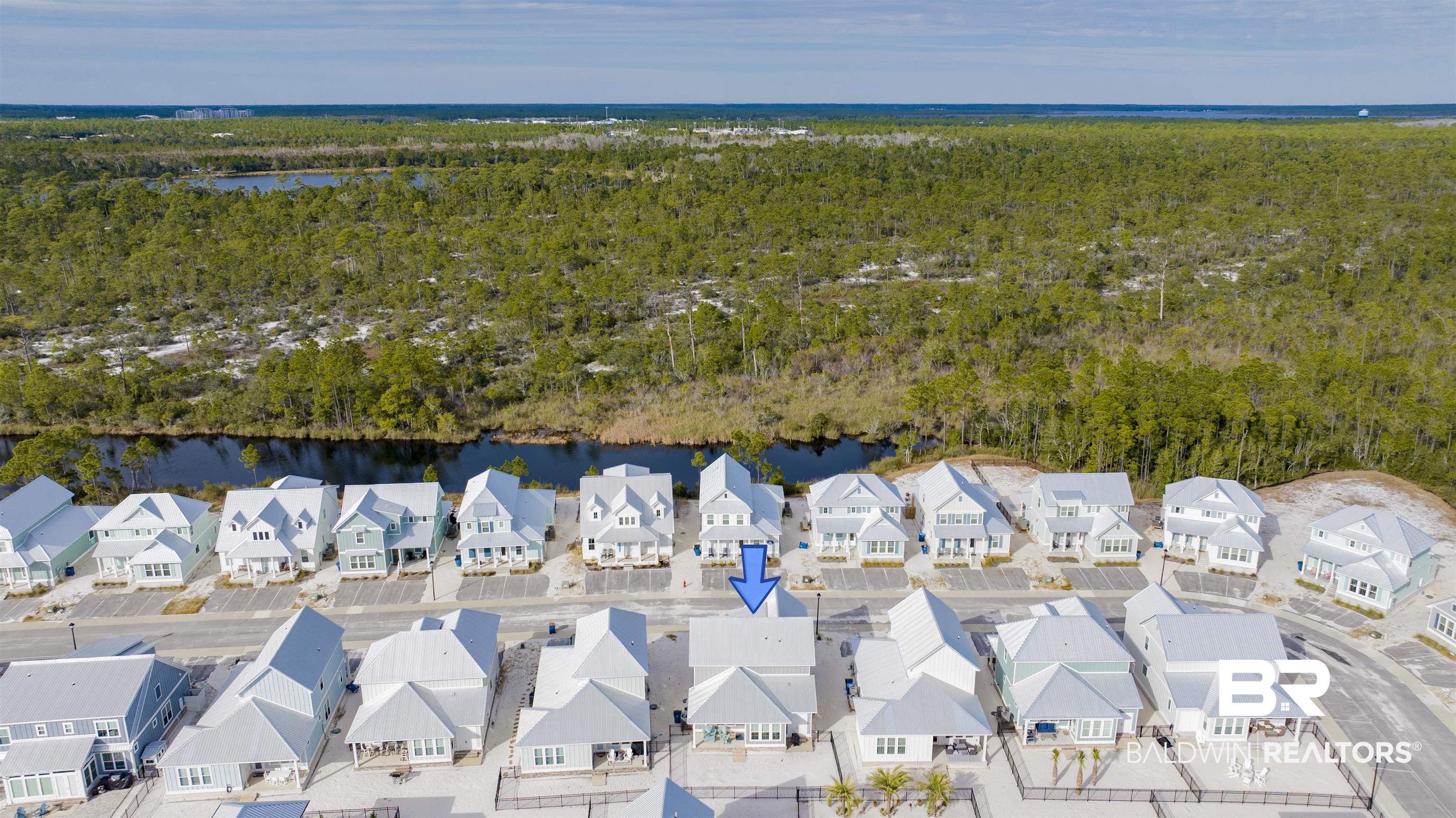 24174 Pepper Lane Orange Beach, AL 36561 - Photo 63 of 63 Aerial view with a water view