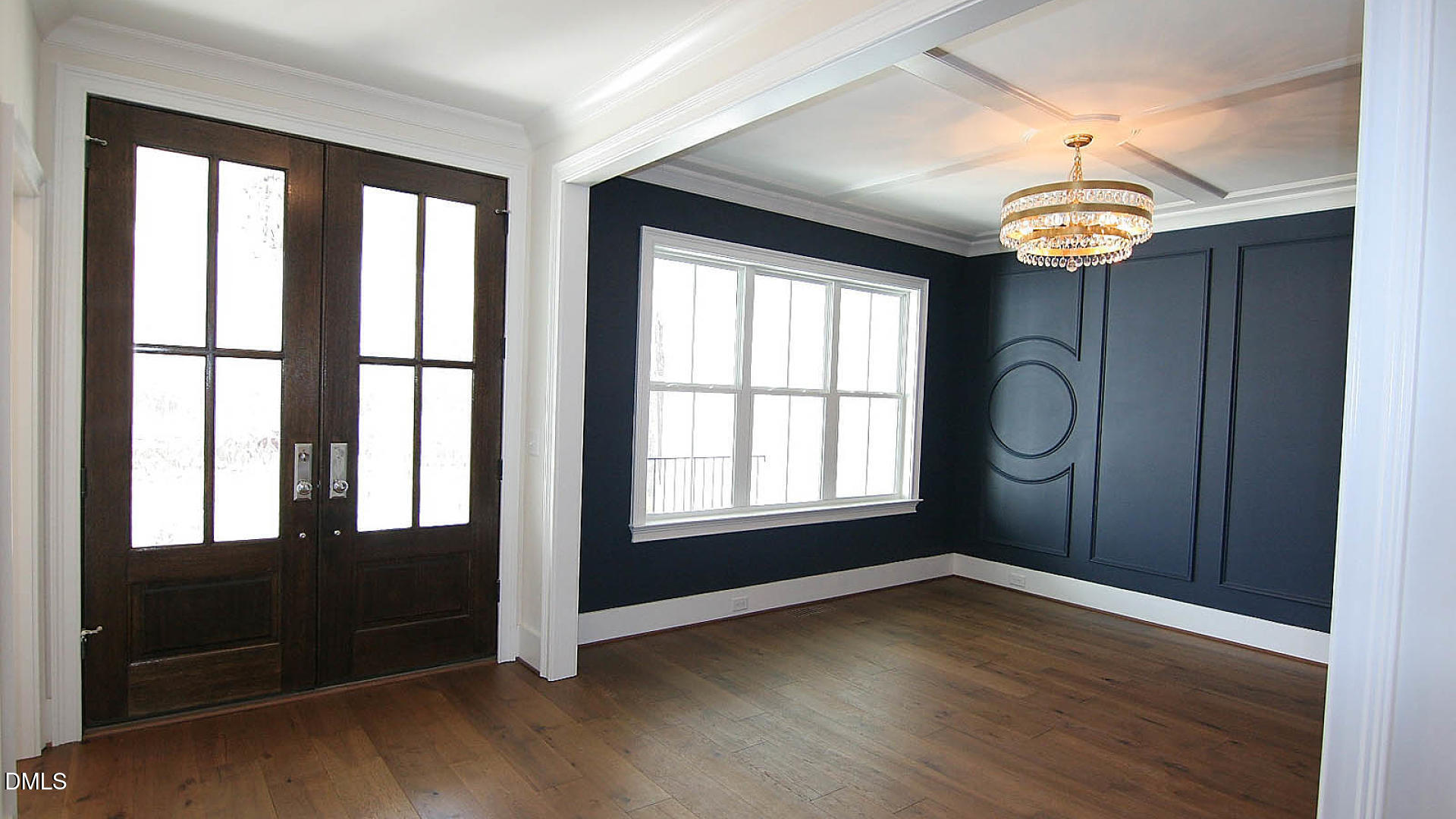 6508 Deerview Drive Raleigh, NC 27606 - Photo 3 of 14 Foyer and Dining Room