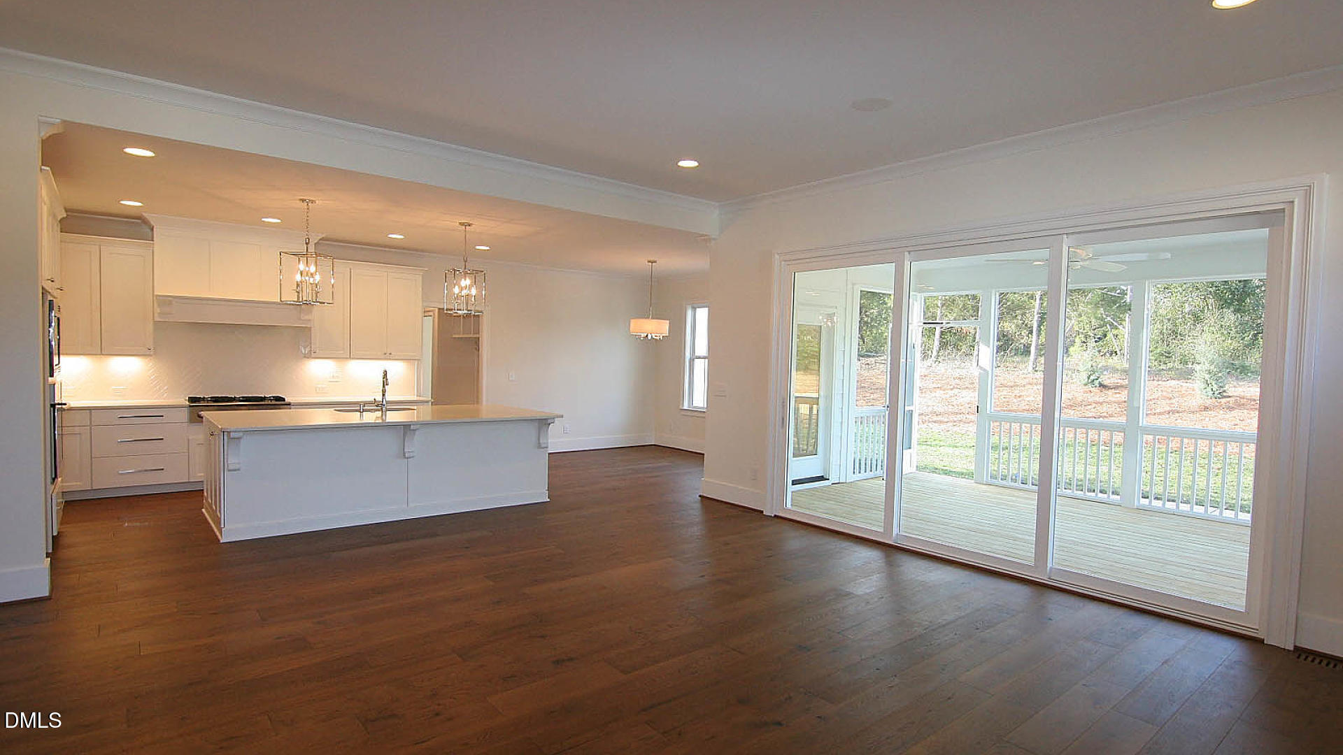 6508 Deerview Drive Raleigh, NC 27606 - Photo 9 of 14 Family Room and Kitchen