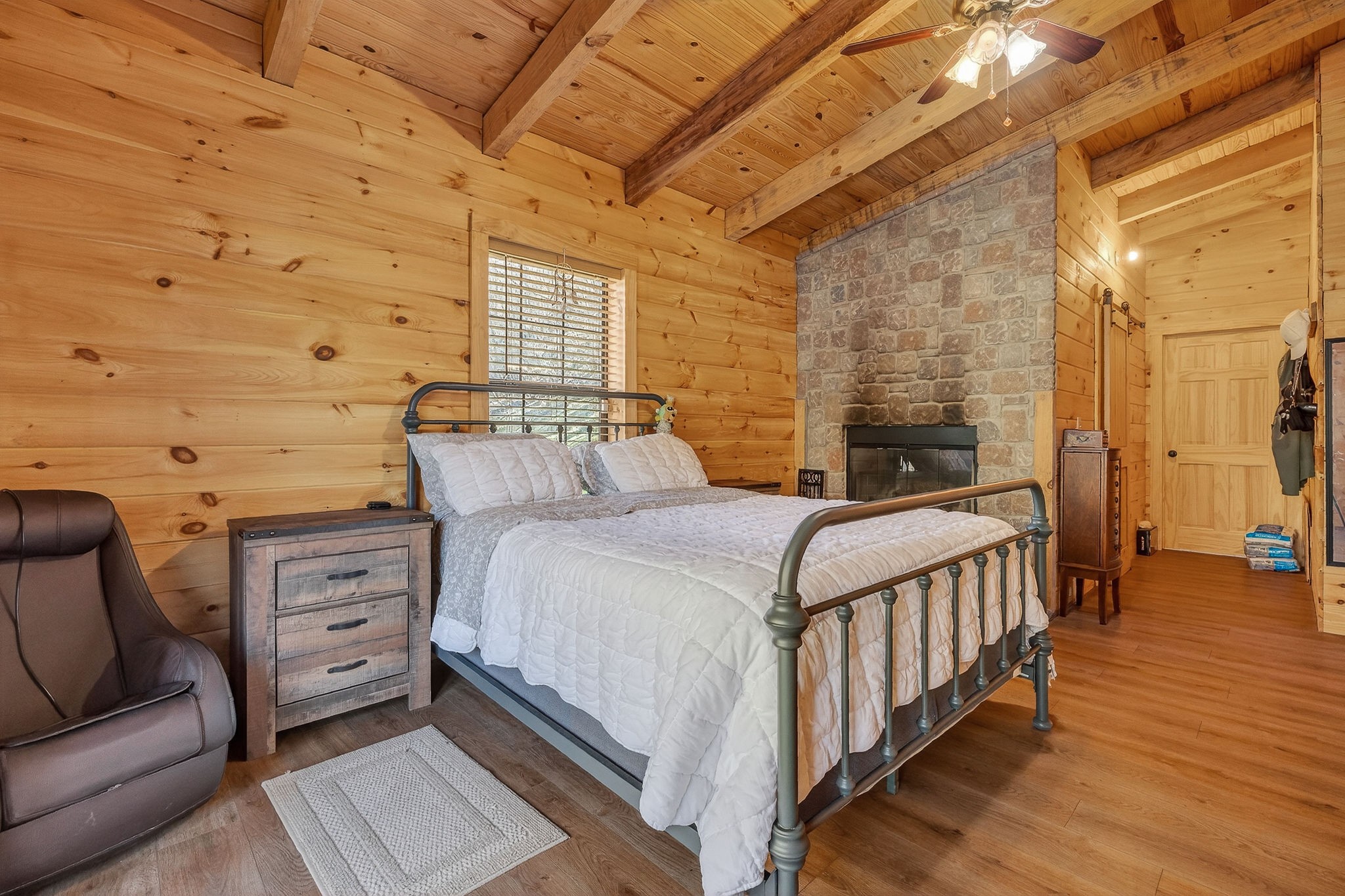 3331 Adamson Branch Road Liberty, TN 37095 - Photo 20 of 59 a bedroom with a bed and a couch