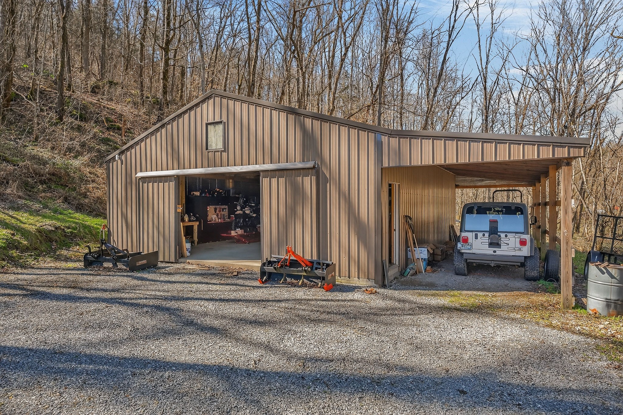 3331 Adamson Branch Road Liberty, TN 37095 - Photo 45 of 59 a view of a house with small yard and large tree