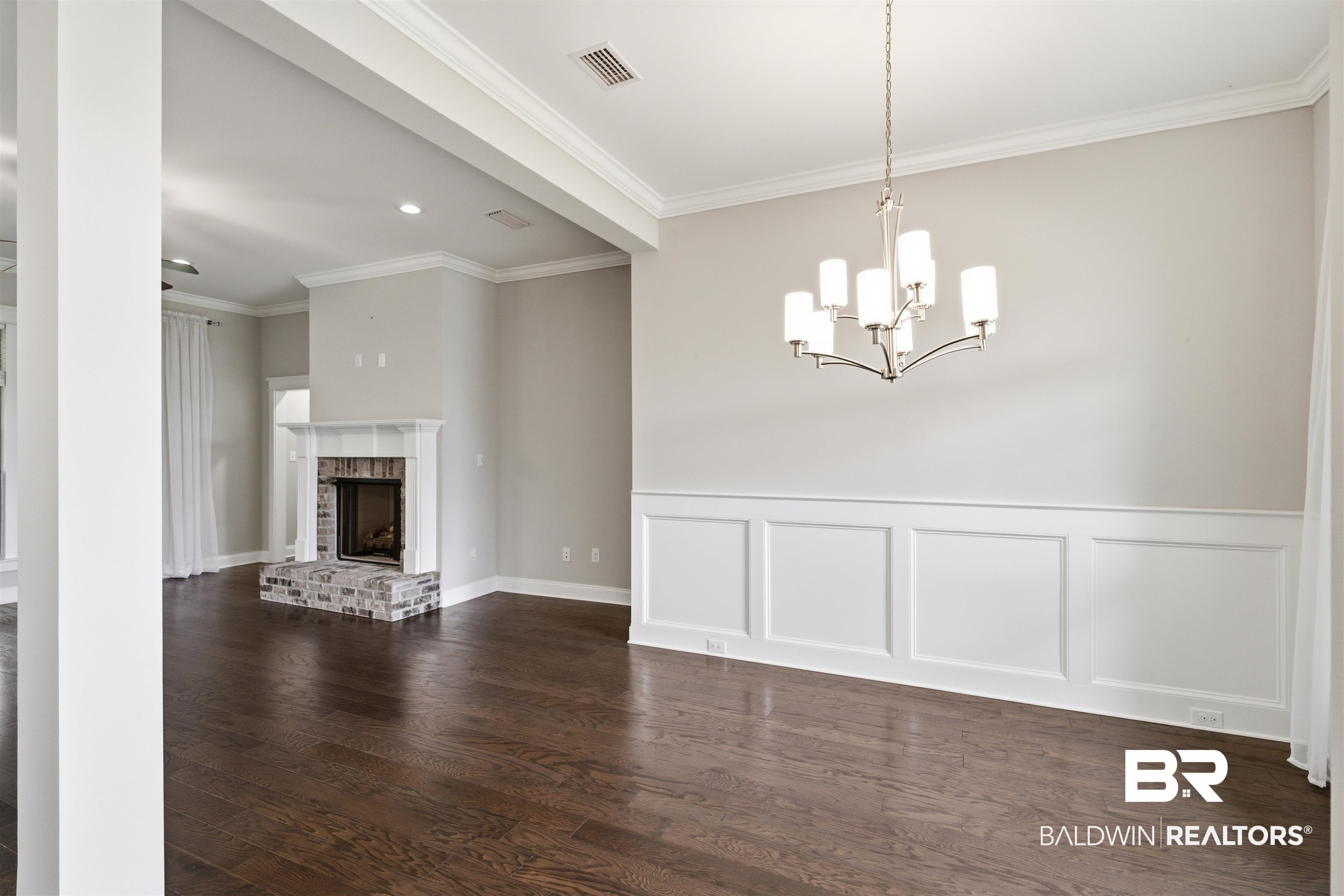 245 Divot Loop Fairhope, AL 36532 - Photo 6 of 26 Detail of Dining Room and Fireplace
