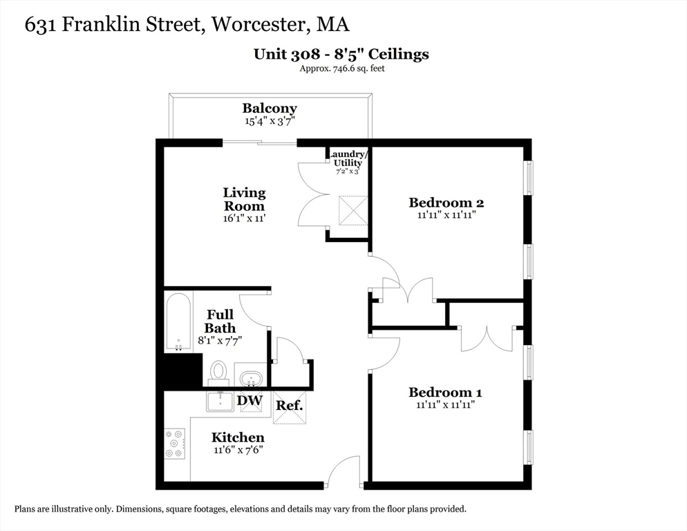 631 Franklin Street, Unit 308 Worcester, MA 01604 - Photo 22 of 42
