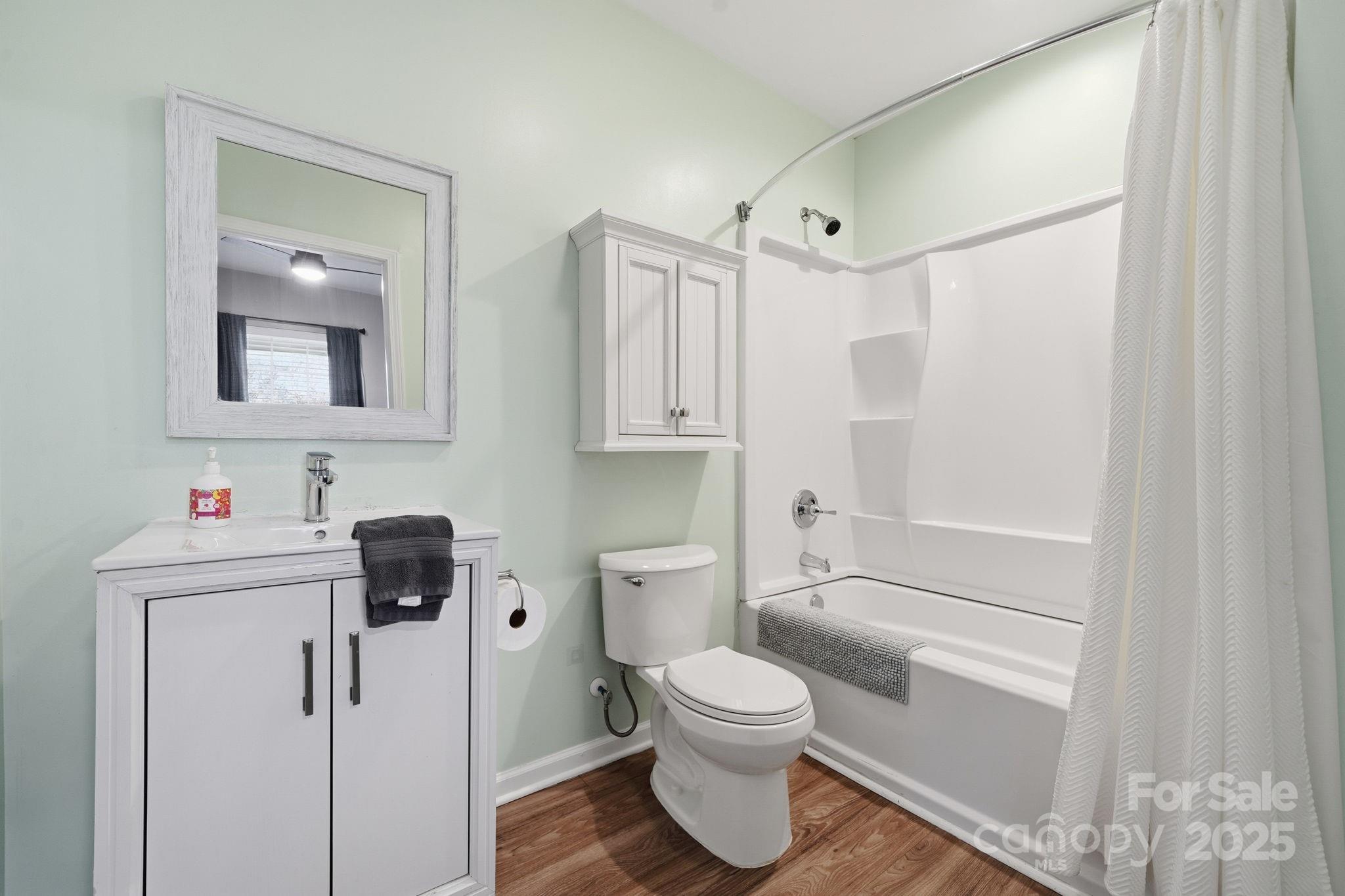 2301 Acme Road Belmont, NC 28012 - Photo 15 of 25 a bathroom with a toilet sink and shower