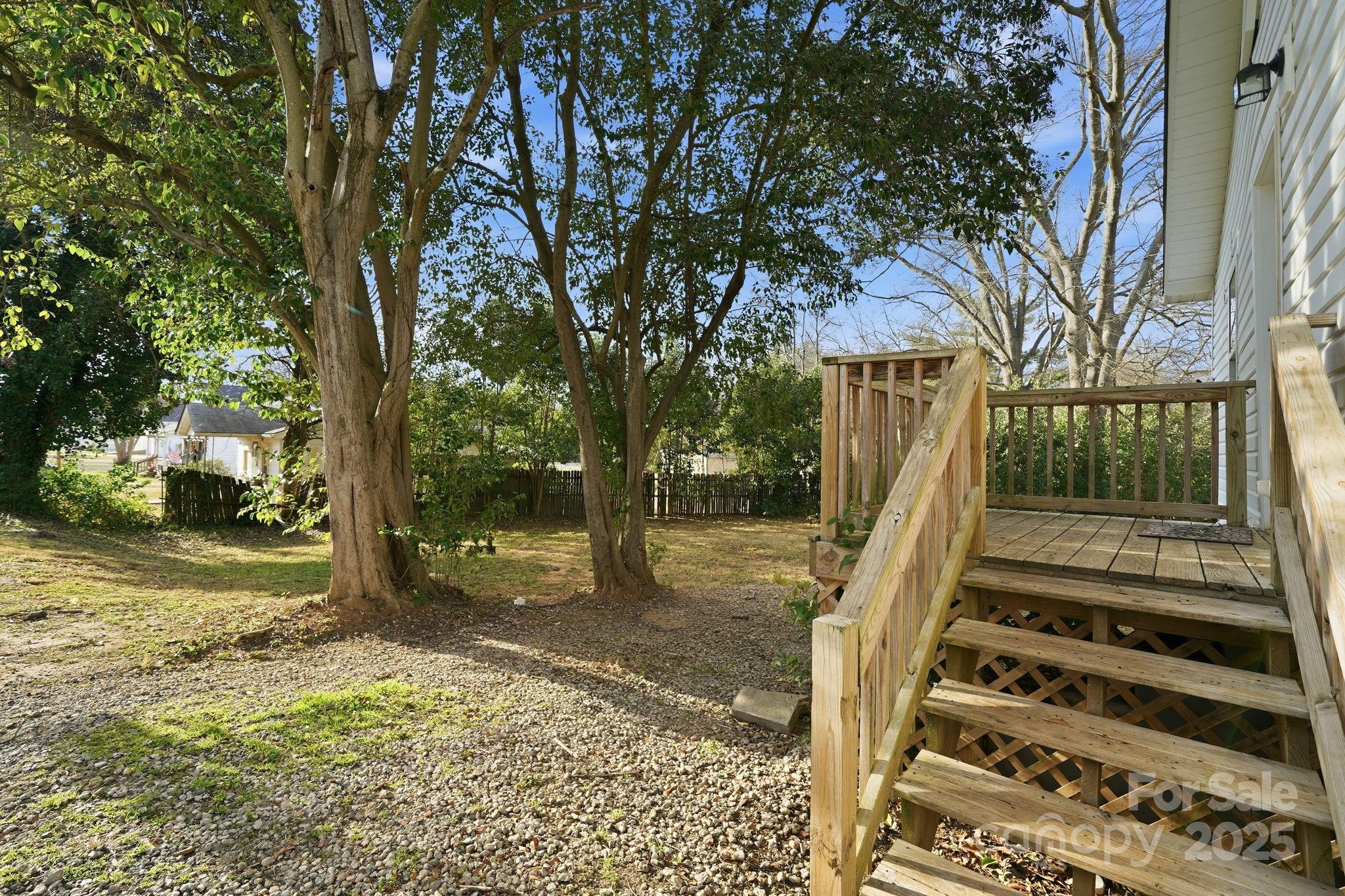 2301 Acme Road Belmont, NC 28012 - Photo 20 of 25 a view of a yard with a tree