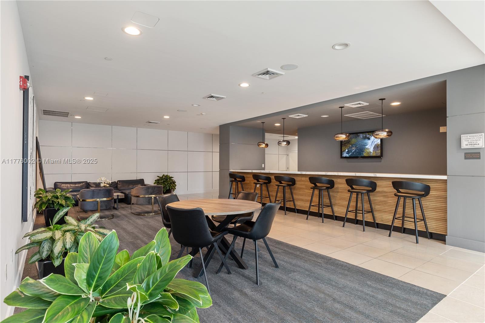1250 South Miami Avenue, Unit 1206 Miami, FL 33130 - Photo 17 of 19 a living room with furniture and a potted plant