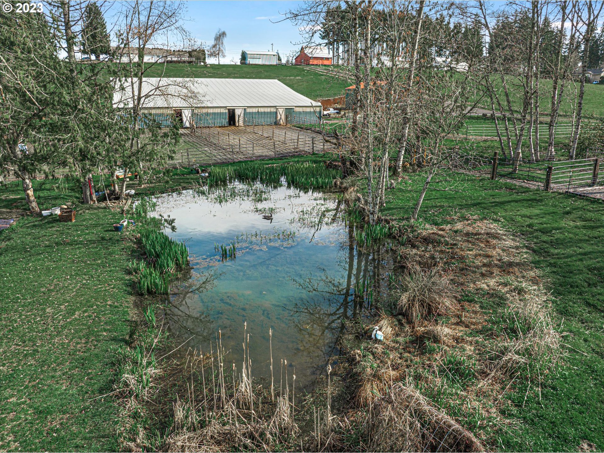 39400 Southeast Trubel Road Sandy, OR 97055 - Photo 28 of 34 a aerial view of a house with a yard