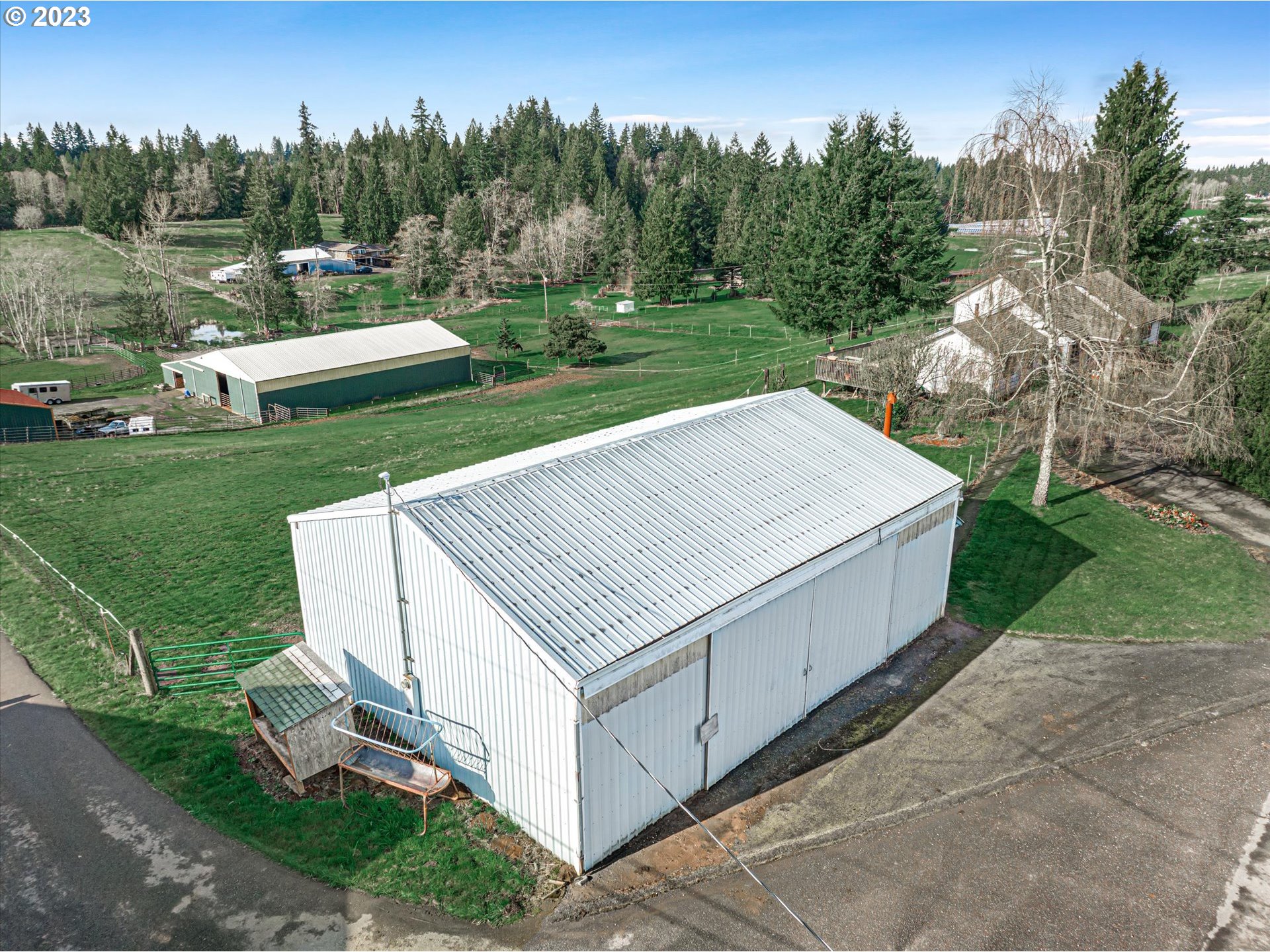 39400 Southeast Trubel Road Sandy, OR 97055 - Photo 4 of 34 an aerial view of a house having yard