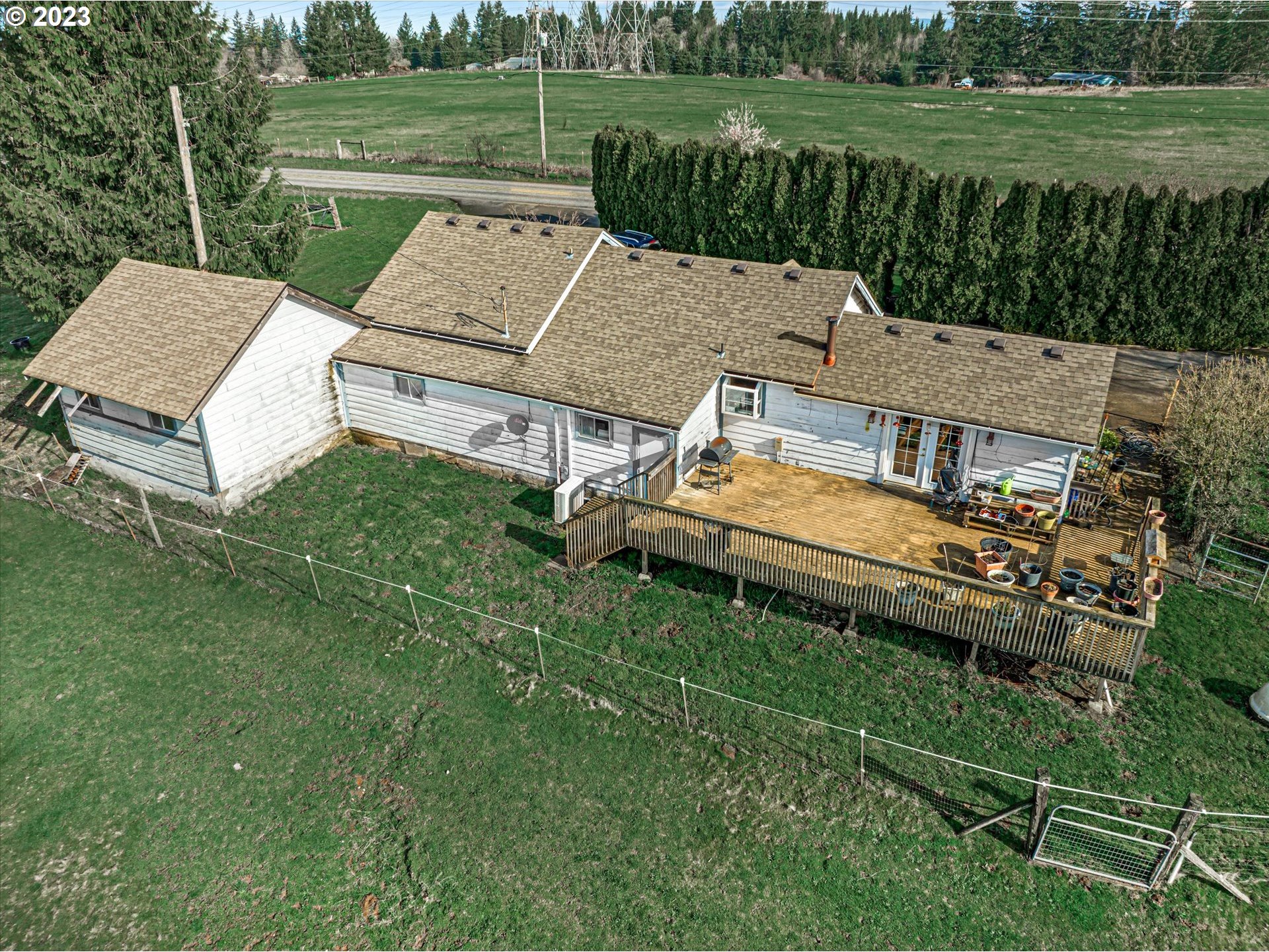 39400 Southeast Trubel Road Sandy, OR 97055 - Photo 5 of 34 aerial view of a house with a big yard