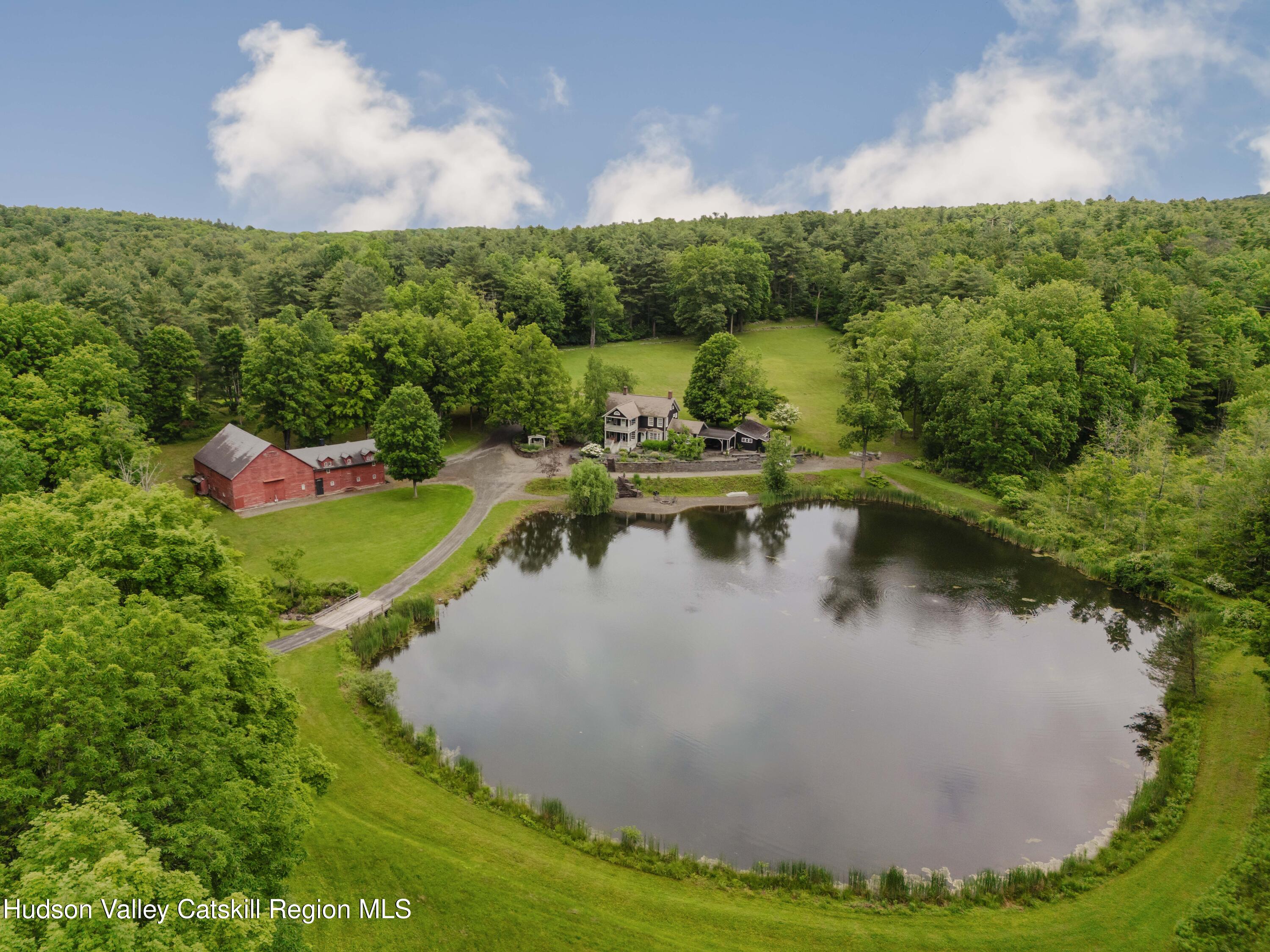 88 Mac Brown Road Hillsdale, NY 12529 - Photo 9 of 69 a view of a lake with a yard