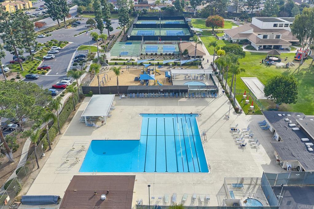 11364 Poblado Road San Diego, CA 92127 - Photo 34 of 39 an aerial view of a house with a garden potted plants