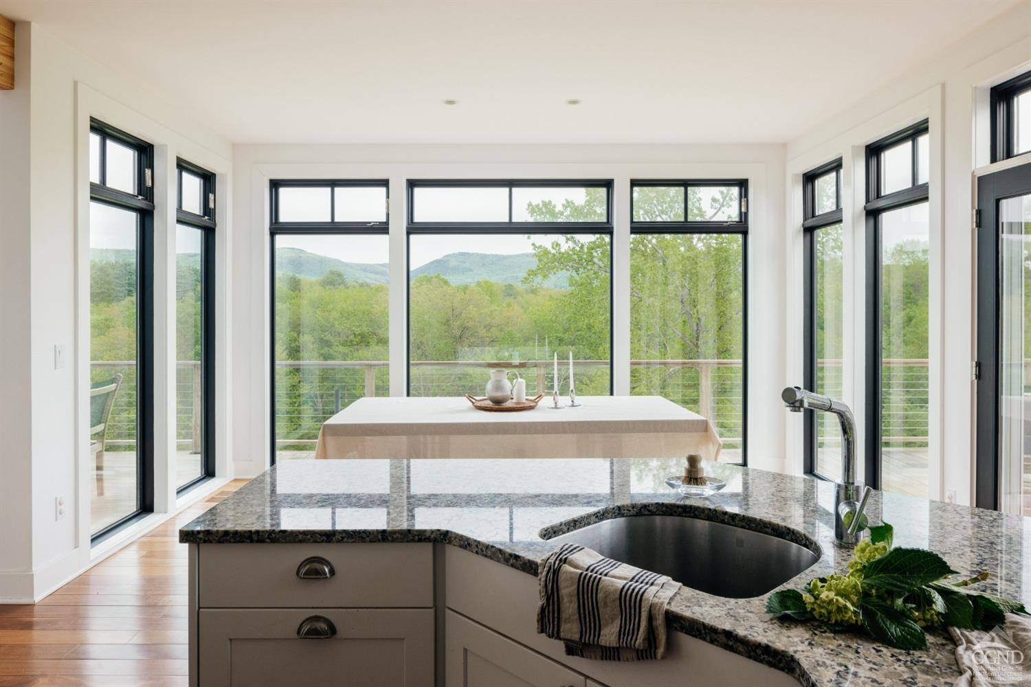 128 Robin Lane Copake, NY 12516 - Photo 7 of 33 a kitchen with a sink and a large window