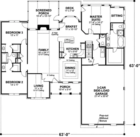 a picture of a floor plan