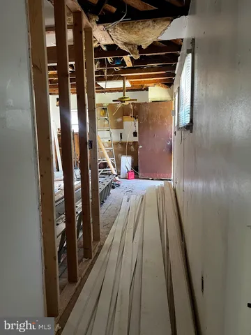 a view of balcony and hallway