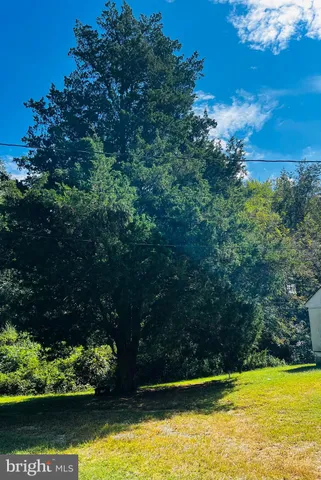an outdoor space with garden view