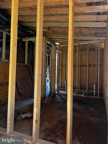 a view of a wooden door