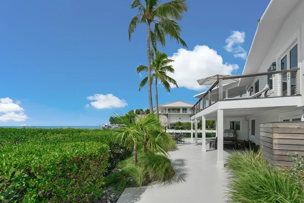 a view of outdoor space with seating space