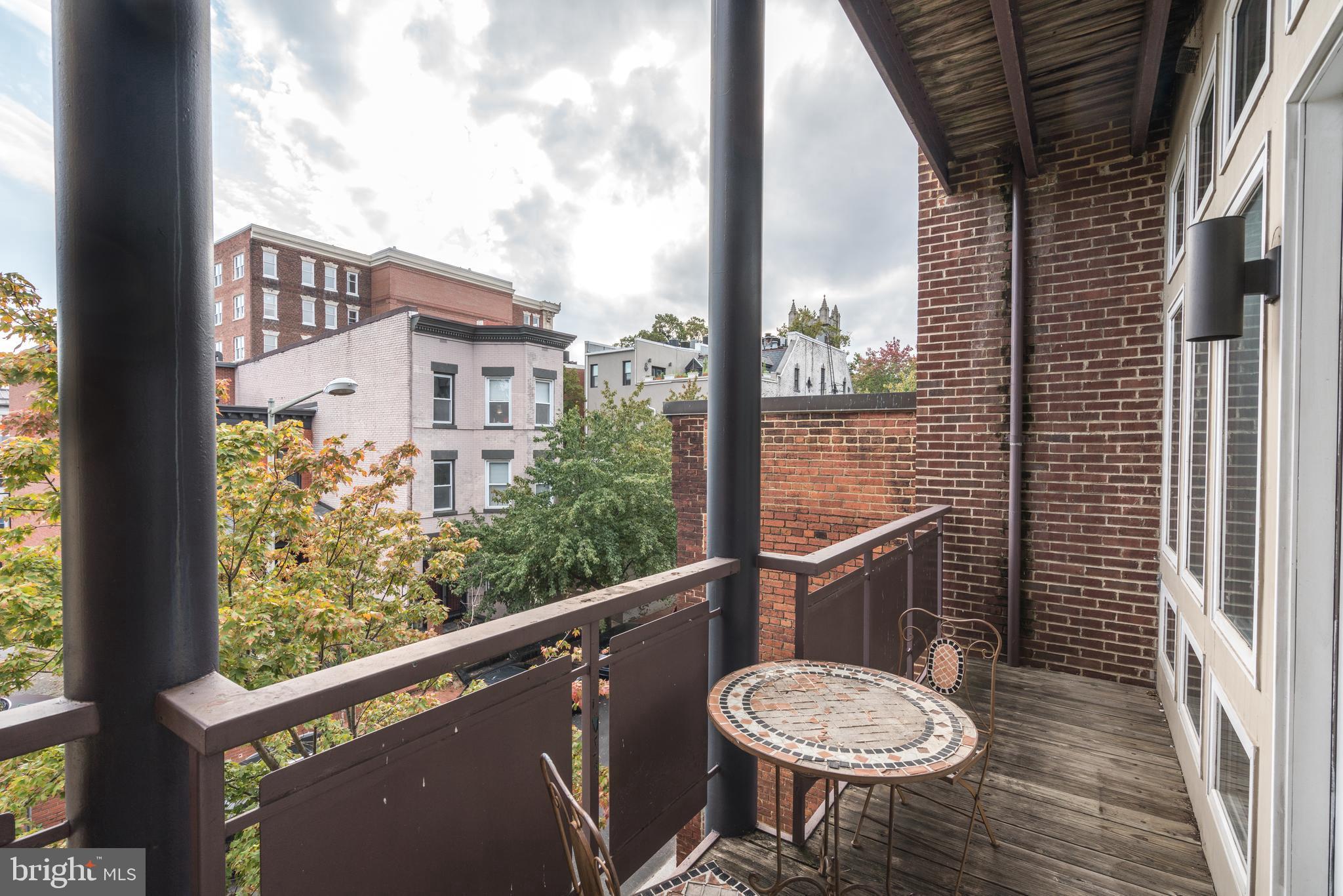 1527 Church Street Northwest, Unit A Washington, DC 20005 - Photo 22 of 31 Front porch with incredible Southern exposure