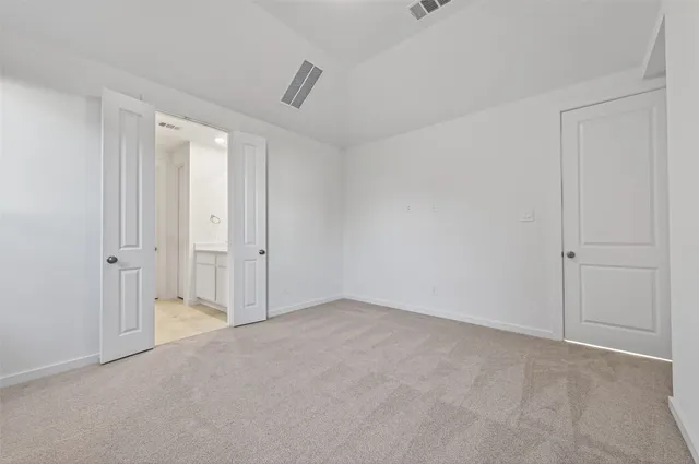 a view of an empty room