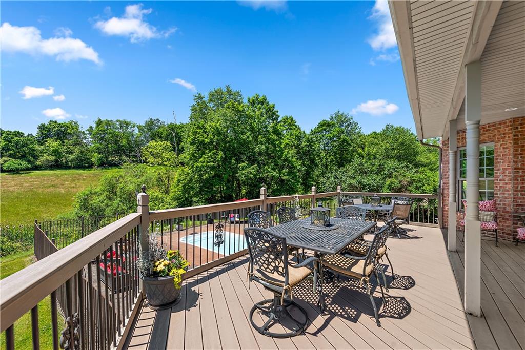 548 Lang Road Sewickley, PA 15143 - Photo 34 of 49 a view of balcony with furniture and garden
