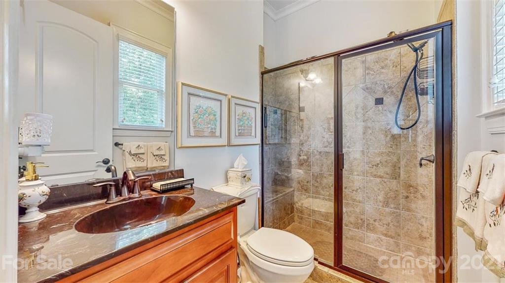 8116 Balcony Bridge Road Huntersville, NC 28078 - Photo 23 of 31 a bathroom with a sink a toilet and shower