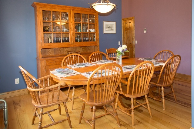 1075 Old Greenville Road Staunton, VA 24401 - Photo 17 of 50 a dining room with furniture and chandelier