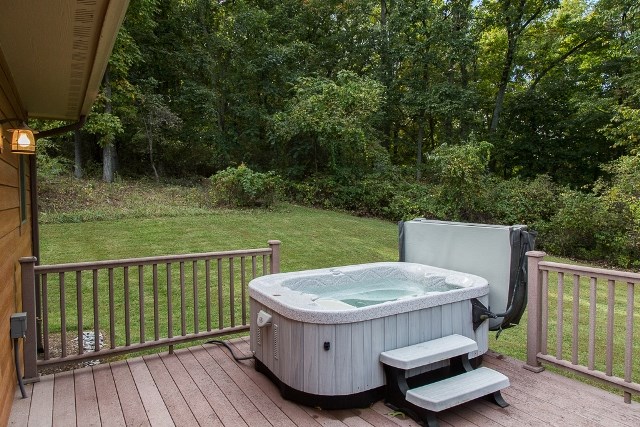 1075 Old Greenville Road Staunton, VA 24401 - Photo 46 of 50 a view of balcony with wooden floor and outdoor seating