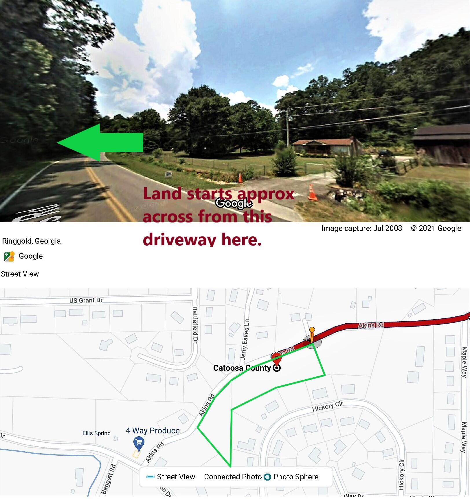 0 Akins Road Ringgold, GA 30736 - Photo 4 of 5 Starts here Akins Rd