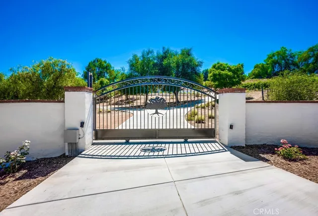 a view of a backyard with a garden