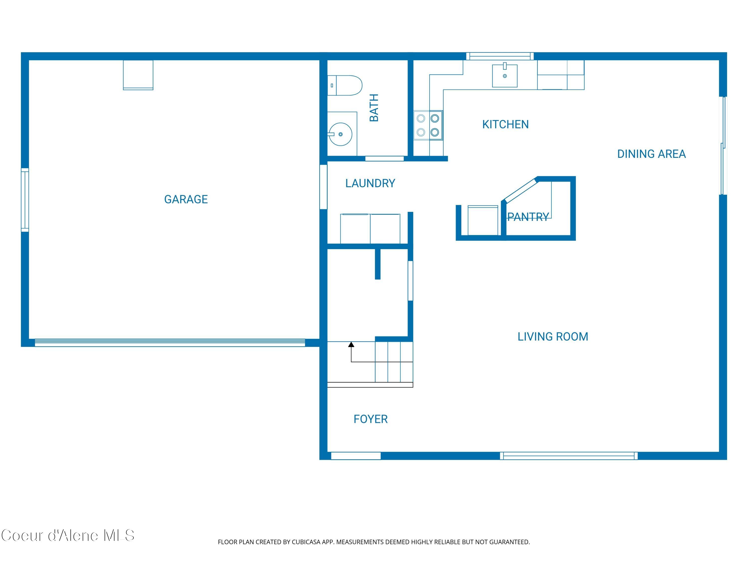 1201 Spruce Street Sandpoint, ID 83864 - Photo 46 of 47 1st Level Floor Plan