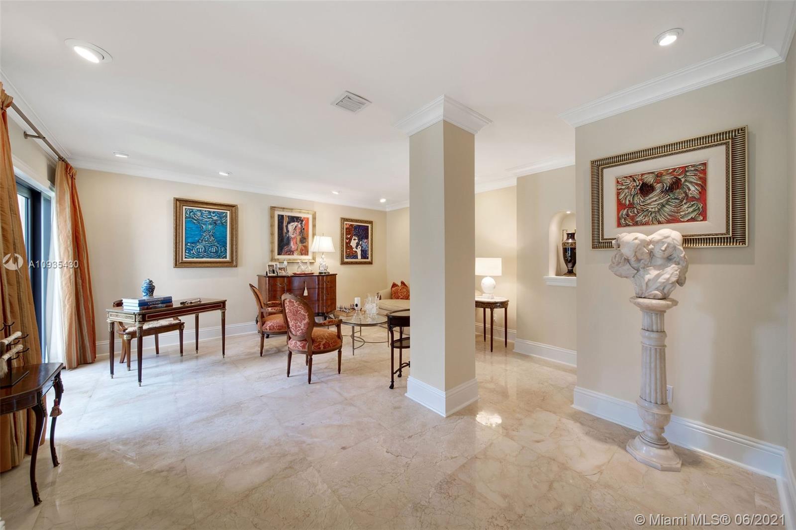 4804 Biltmore Drive Coral Gables, FL 33146 - Photo 5 of 47 a living room with furniture and a dining table