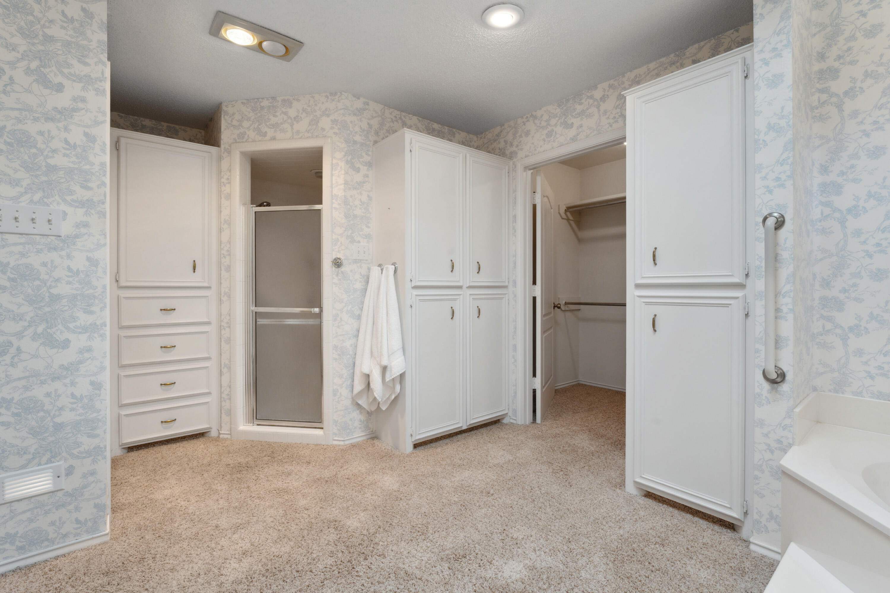 102 North Utica Avenue Lubbock, TX 79416 - Photo 22 of 36 an empty room with closet and cabinet