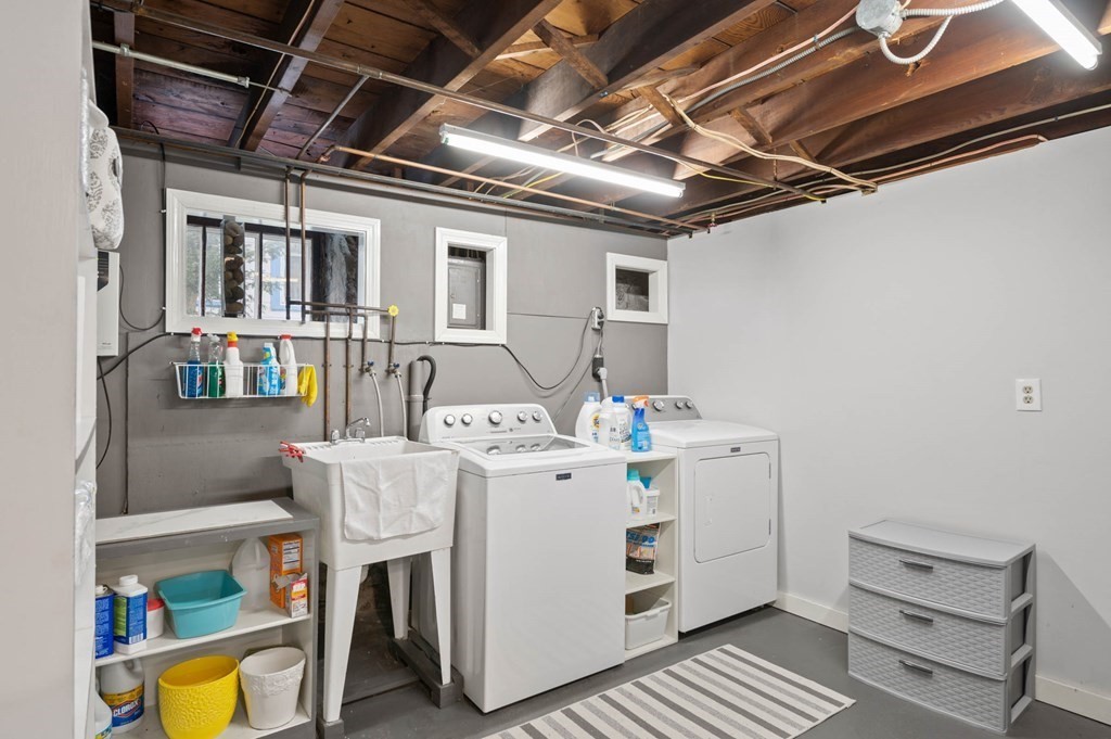 28 Columbia Road Marblehead, MA 01945 - Photo 40 of 42 a utility room with dryer and washer