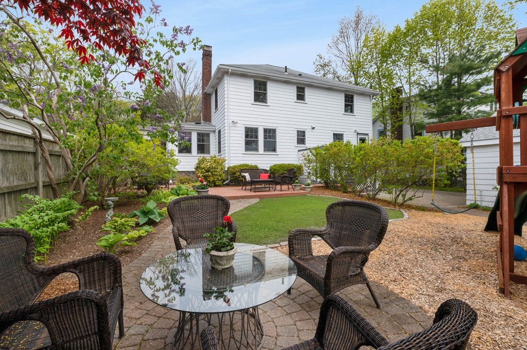 28 Columbia Road Marblehead, MA 01945 - Photo 4 of 42 a view of a house with backyard and sitting area