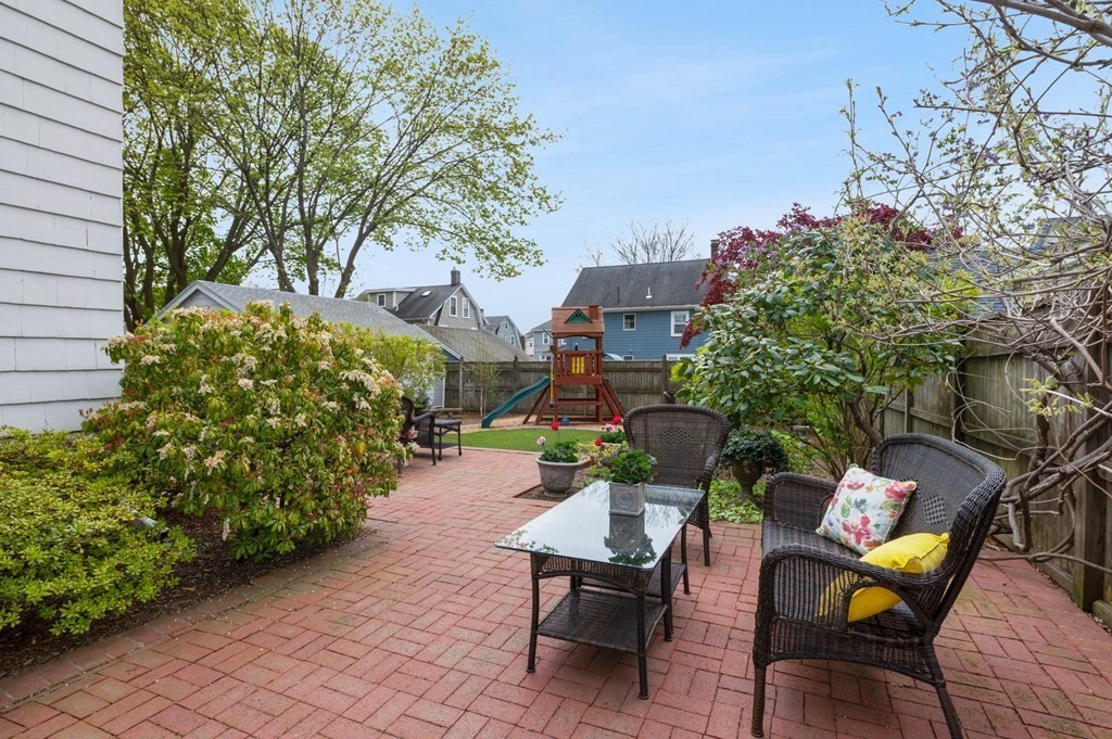 28 Columbia Road Marblehead, MA 01945 - Photo 8 of 42 a view of a backyard with sitting area