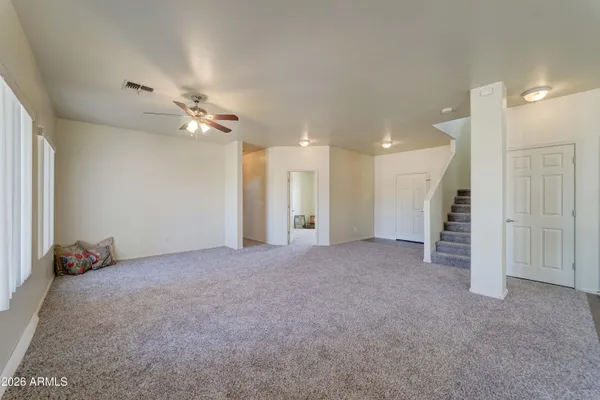 a view of empty room