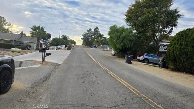 a view of the street