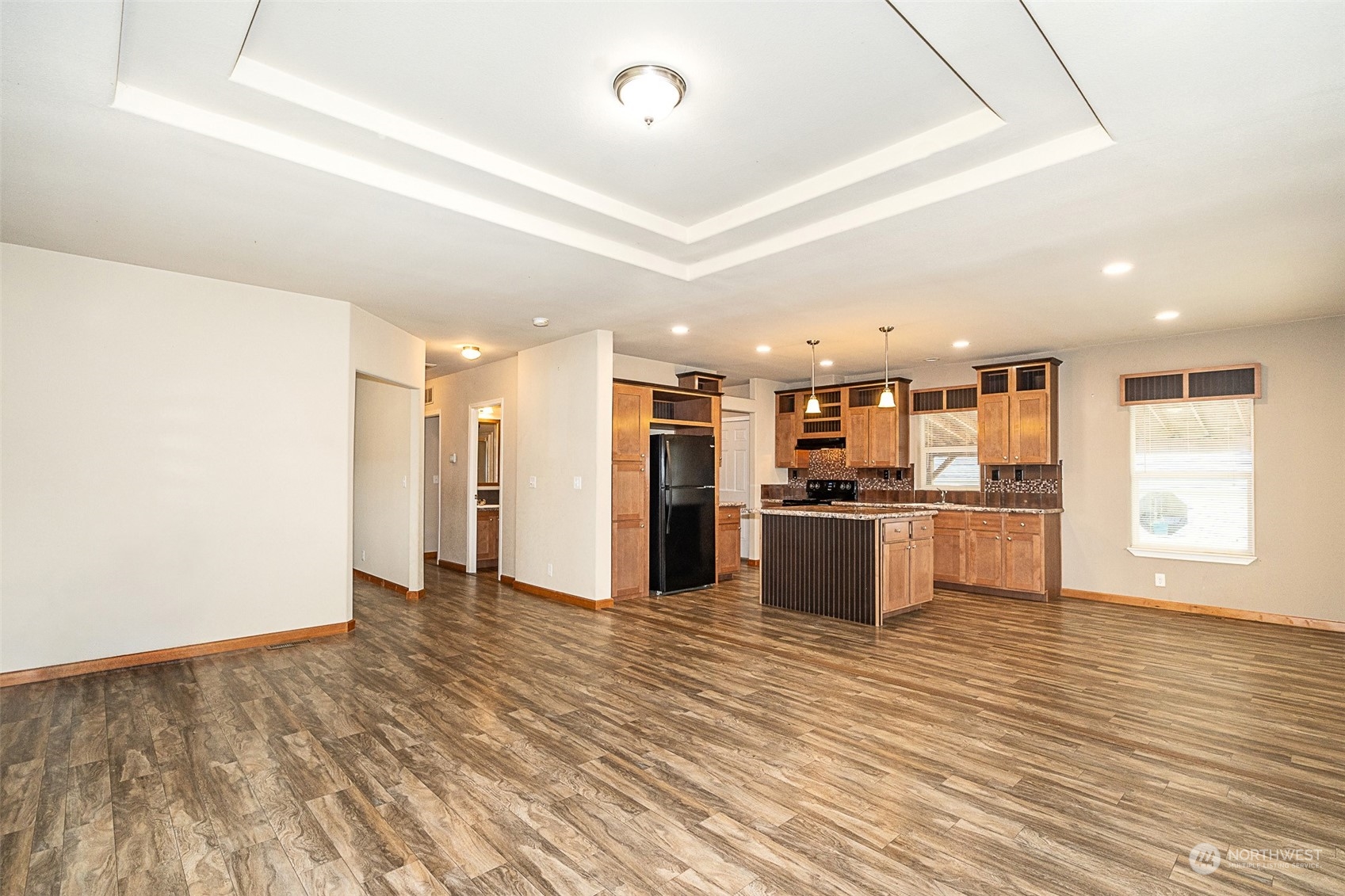 1101 South Scheuber Road, Unit 24 Centralia, WA 98531 - Photo 14 of 29 a view of kitchen with wooden floor