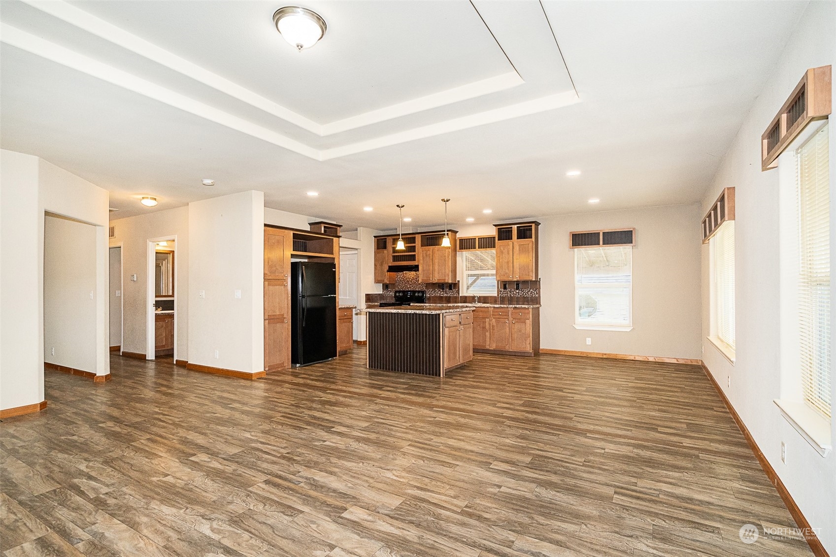 1101 South Scheuber Road, Unit 24 Centralia, WA 98531 - Photo 8 of 29 a view of kitchen with wooden floor