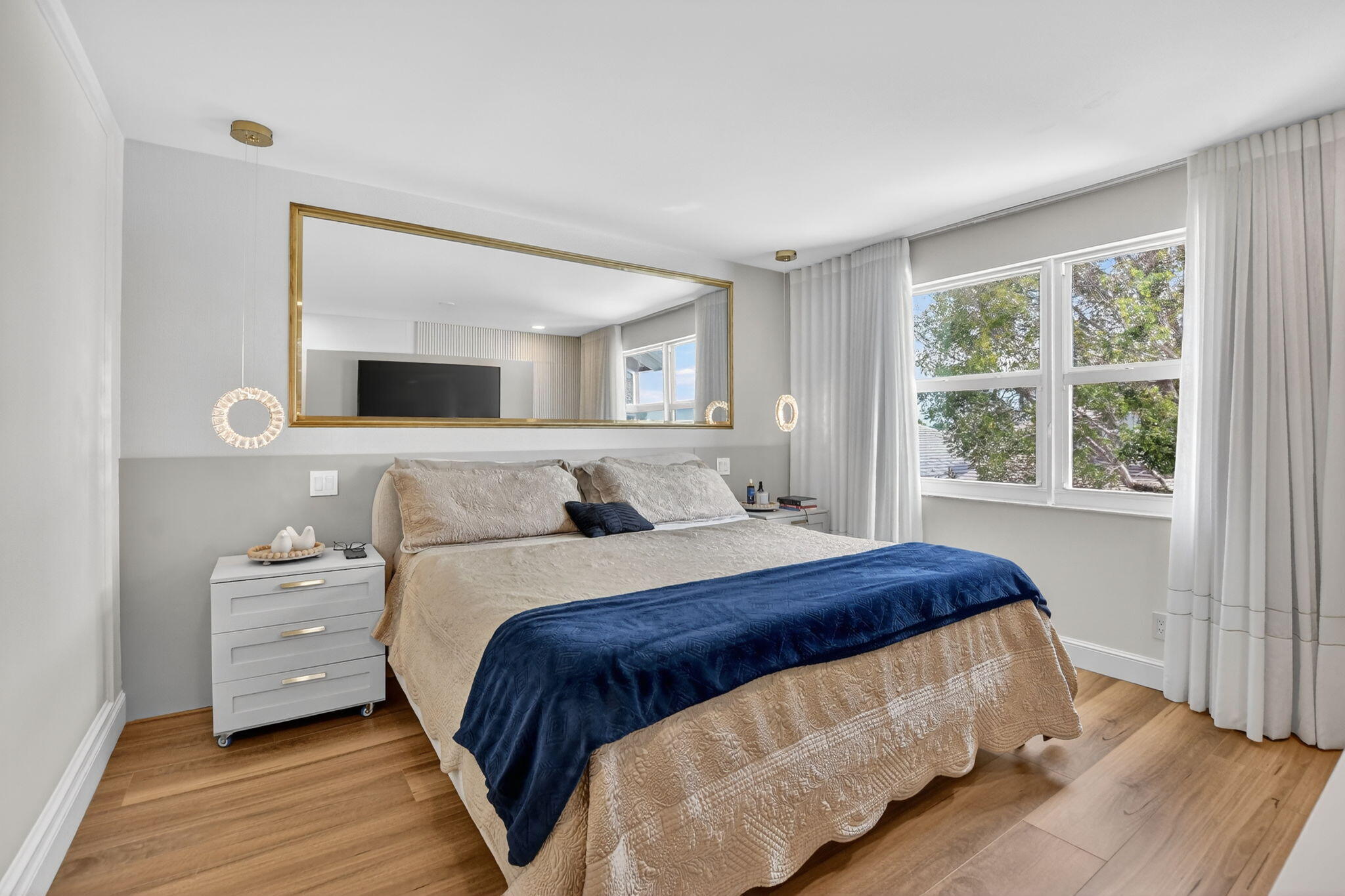 11038 Baybreeze Way Boca Raton, FL 33428 - Photo 37 of 95 a bedroom with a large bed and a large window