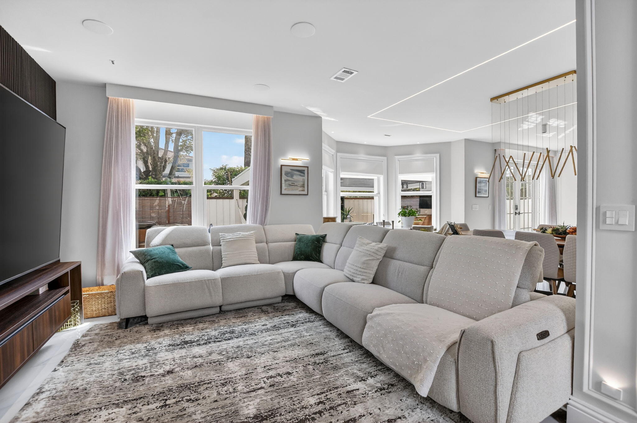 11038 Baybreeze Way Boca Raton, FL 33428 - Photo 10 of 95 a living room with furniture and a flat screen tv