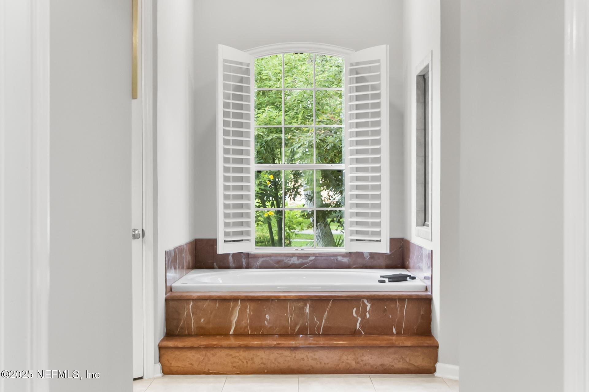 649 Treehouse Circle St. Augustine, FL 32095 - Photo 46 of 207 Plantation Shutters over garden tub