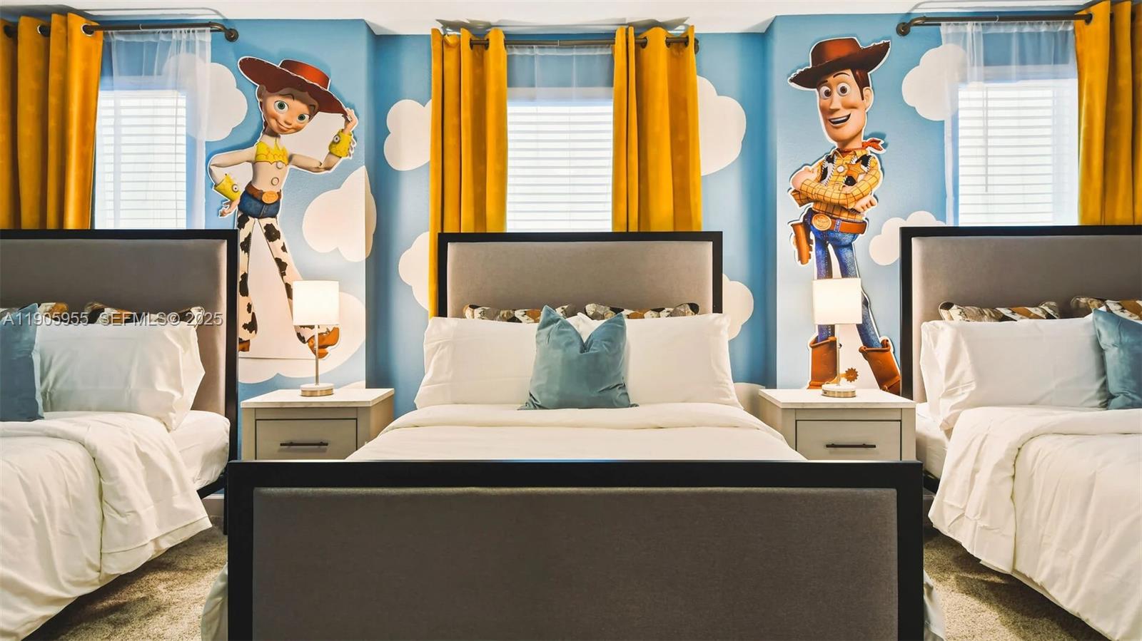 2993 Protagonist Street Kissimmee, FL 34746 - Photo 14 of 31 a bedroom with a bed and next to a window