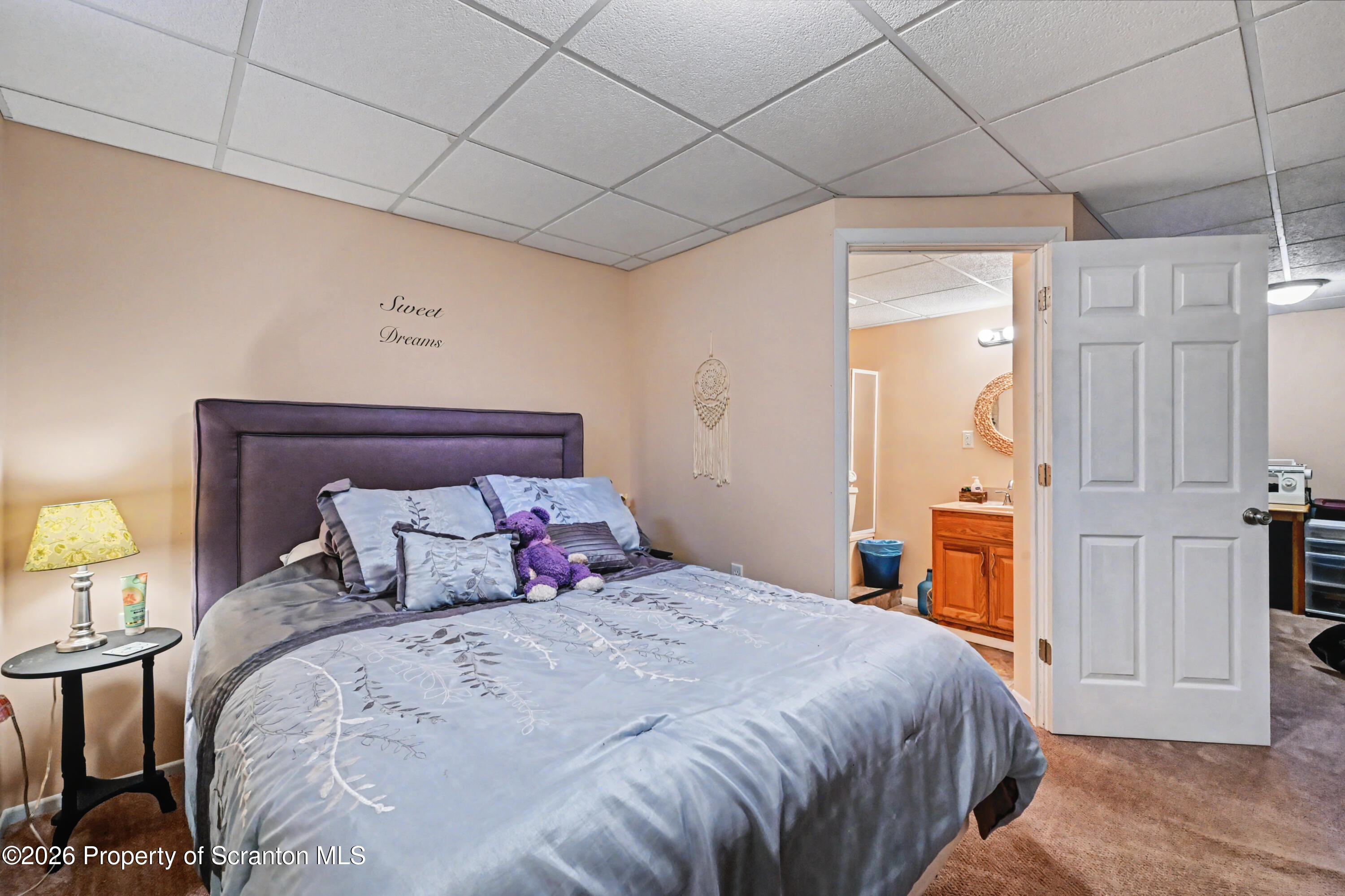 131 Front Street Jessup, PA 18434 - Photo 45 of 58 a bedroom with a large bed and a closet