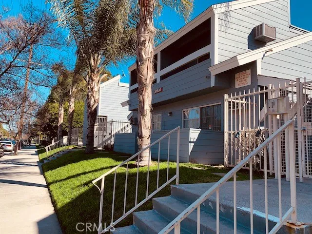 a view of a house with a balcony