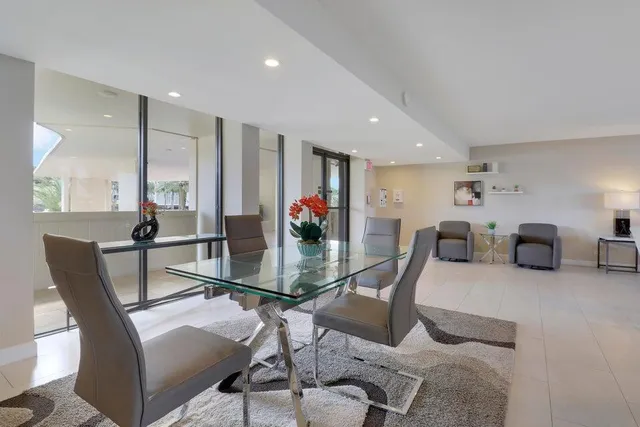 a view of a city and an ocean view