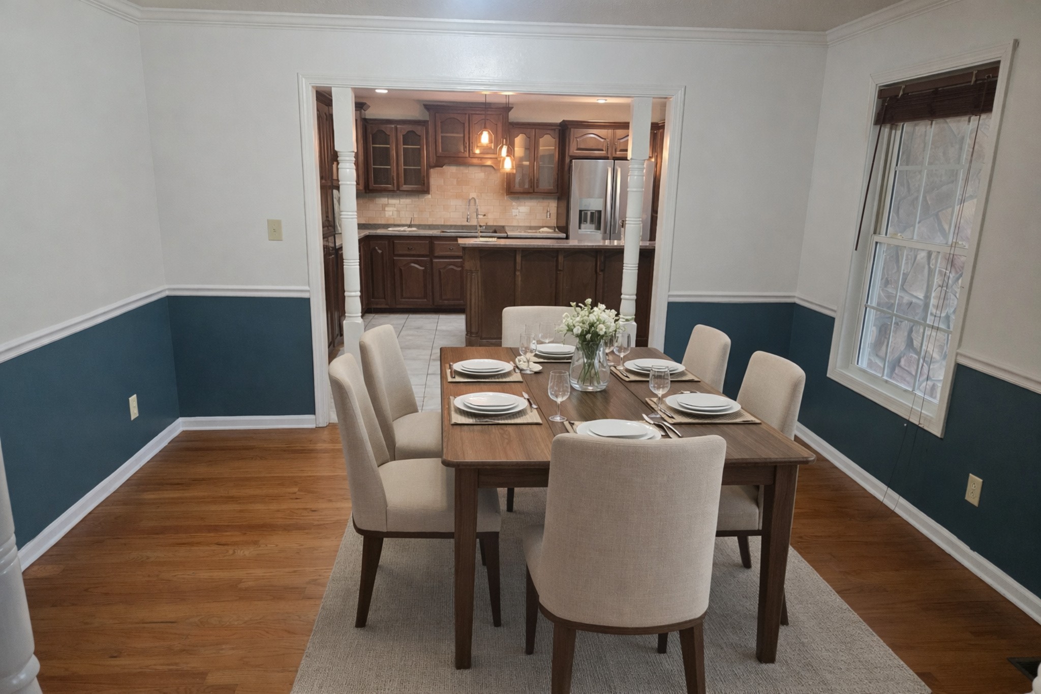 311 Downs Road Cumberland City, TN 37050 - Photo 12 of 30 a dining room with furniture and window