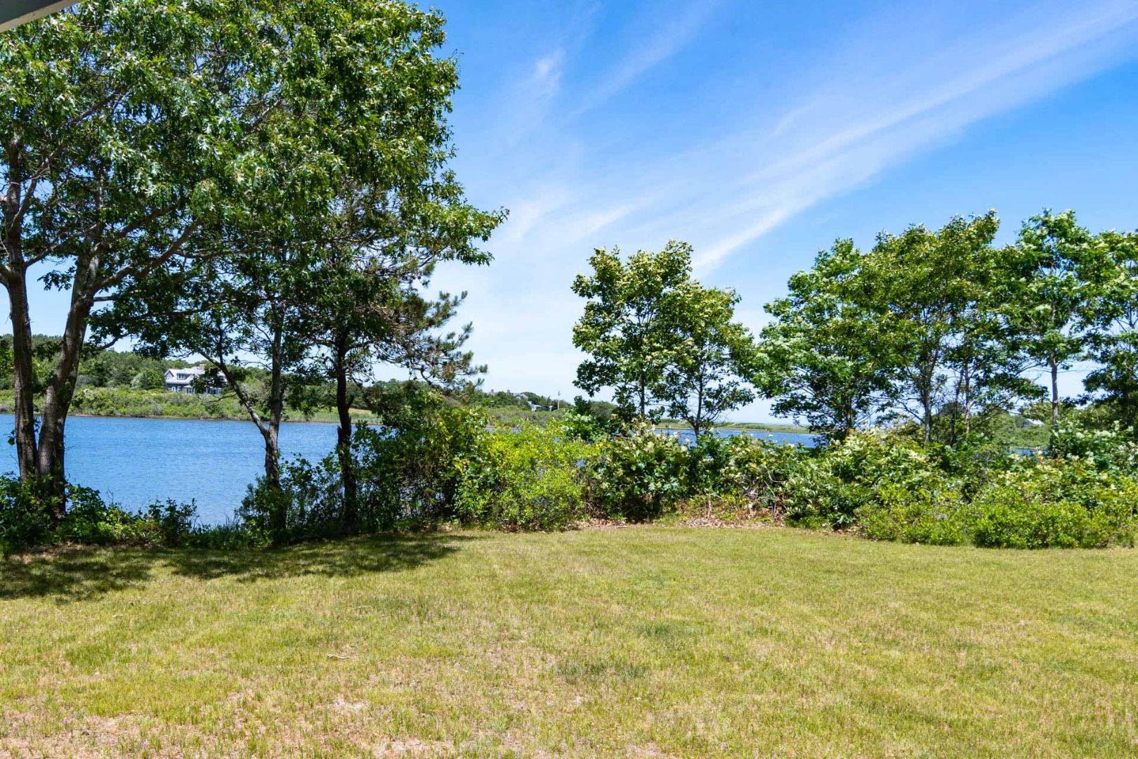8 Trapps Pond Road Edgartown, MA 02539 - Photo 2 of 6 a view of a yard